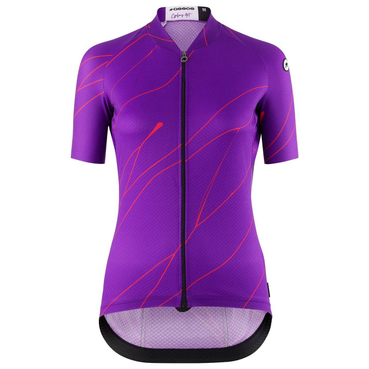 Maillot corto para mujer ASSOS Uma GT C2 EVO Ultra Blood lila, comodidad y estilo en cada pedalada