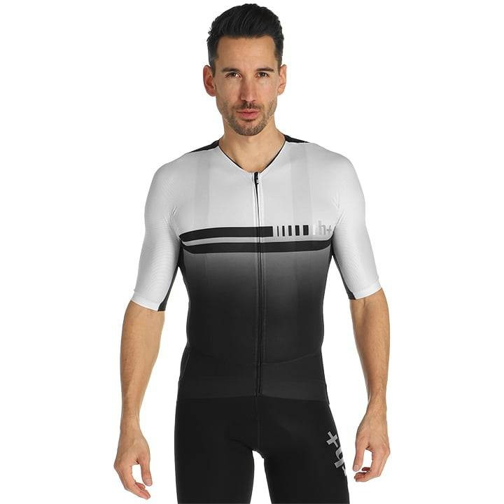 Maillot Climber negro-blanco RH+ para ciclistas que buscan estilo y comodidad