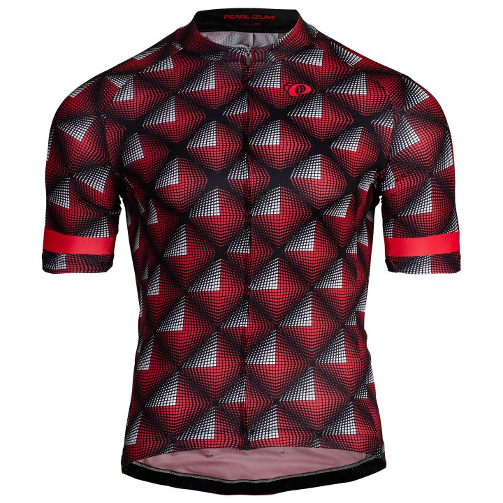 Maillot corto Pearl Izumi Attack rojo y negro: comodidad y estilo para tus rutas en bici