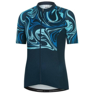 Maillot de ciclismo corto para mujer GORE WEAR en azul, comodidad y estilo en cada ruta