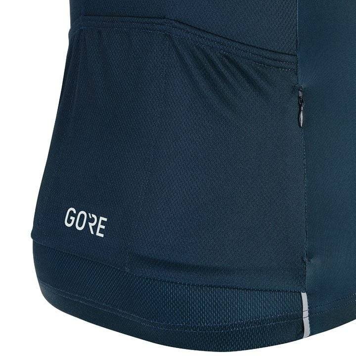 Maillot de ciclismo corto para mujer GORE WEAR en azul, comodidad y estilo en cada ruta