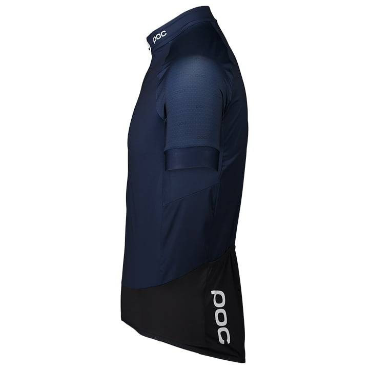 Maillot de ciclismo Essential Road azul oscuro para un pedaleo cómodo y fresco