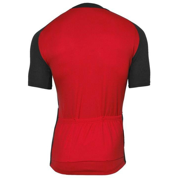 Maillot BOBCLUB rojo y negro: comodidad y estilo para tus rutas en bici