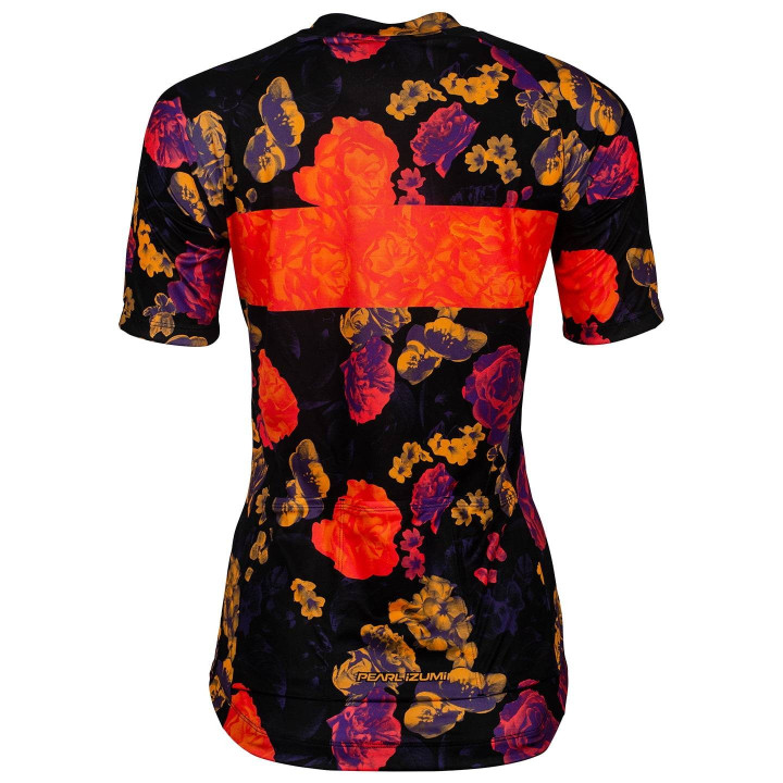 Maillot corto mujer Attack en rojo de Pearl Izumi, comodidad y estilo para tus rutas en bici