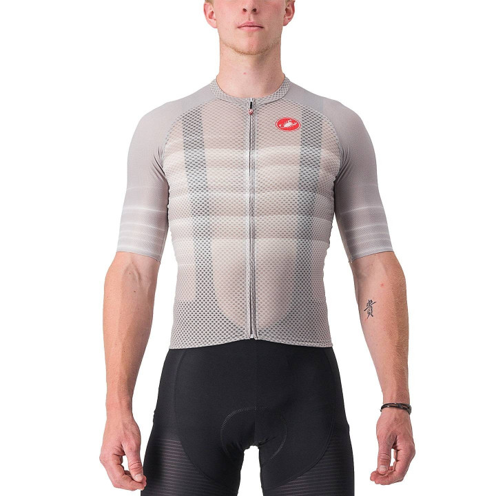 Maillot Climber's 3.0 SL 2 blanco de CASTELLI, ideal para ciclistas que buscan frescura y comodidad