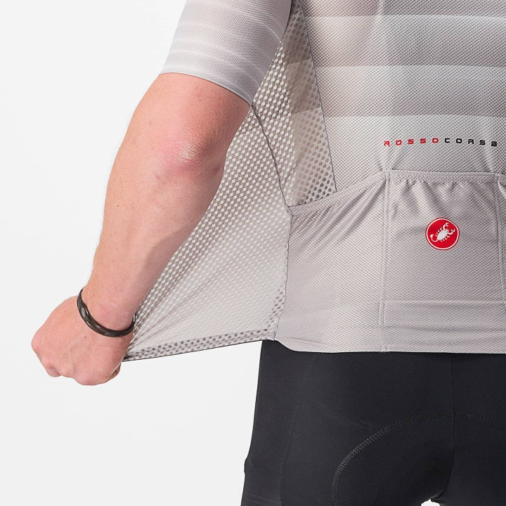 Maillot Climber's 3.0 SL 2 blanco de CASTELLI, ideal para ciclistas que buscan frescura y comodidad