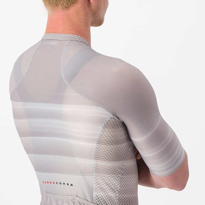 Maillot Climber's 3.0 SL 2 blanco de CASTELLI, ideal para ciclistas que buscan frescura y comodidad
