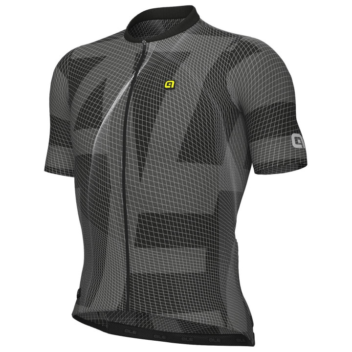 Maillot corto ALÉ Synergy negro: comodidad y frescura para tus rutas en bici