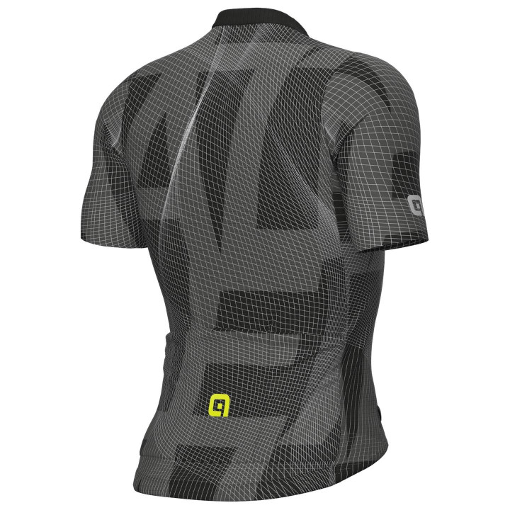 Maillot corto ALÉ Synergy negro: comodidad y frescura para tus rutas en bici