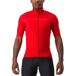 Maillot corto rojo CASTELLI: comodidad y rendimiento para tus rutas de ciclismo