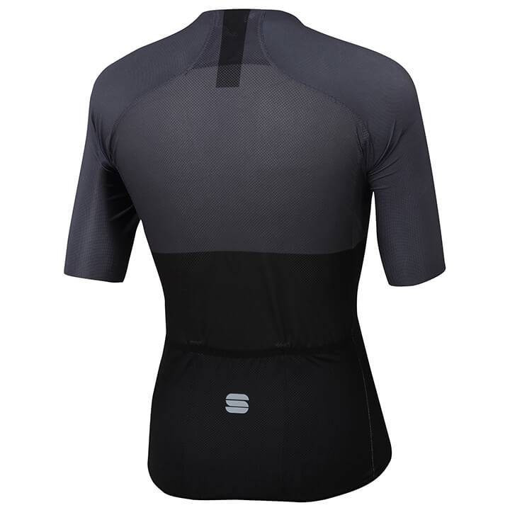 Maillot Bodyfit Pro Light negro y gris de SPORTFUL: comodidad y estilo para ciclistas
