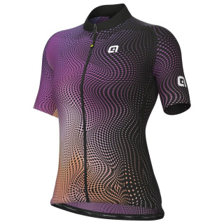 Maillot de ciclismo corto para mujer ALÉ Circus lila, comodidad y estilo en cada pedaleo