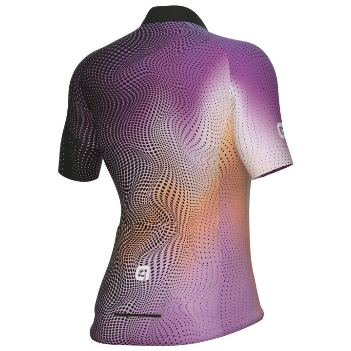 Maillot de ciclismo corto para mujer ALÉ Circus lila, comodidad y estilo en cada pedaleo