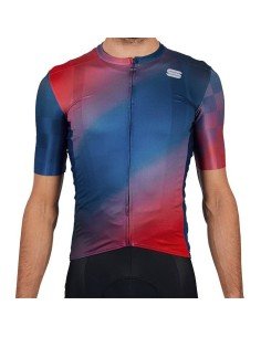 Maillot corto Rocket rojo-azul de SPORTFUL, comodidad y estilo para tus rutas en bici 2