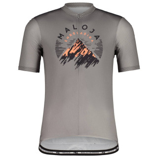 Maillot corto FiemmeM. gris de MALOJA para ciclistas que buscan estilo y comodidad