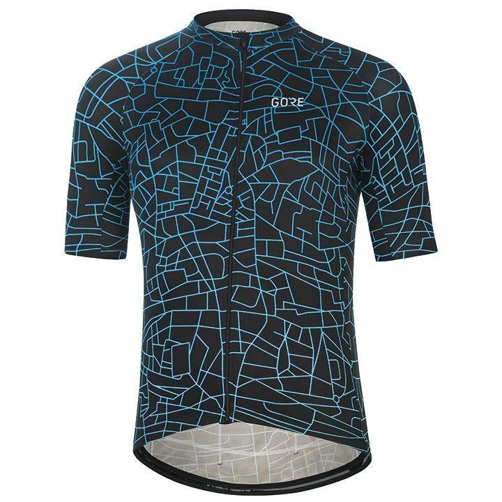 Maillot de Ciclismo Gotham Azul-Negro de GORE WEAR para Pedalear Cómodo y Fresco
