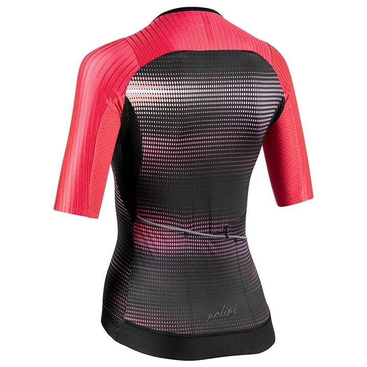 Maillot corto para mujer NALINI Ergo Fit fucsia y negro, comodidad y estilo en cada pedaleo