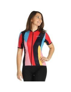 Maillot corto de ciclismo para mujer Turin 2006 NALINI, cómodo y colorido