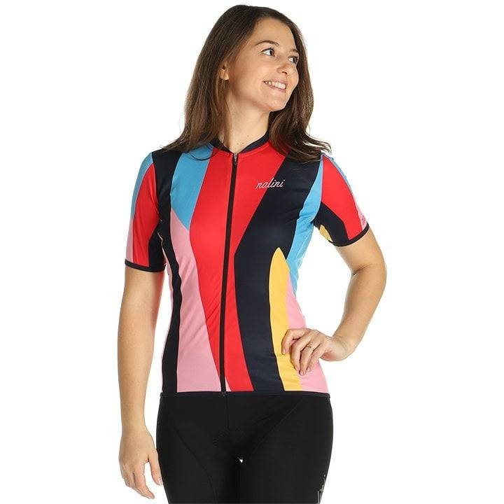 Maillot corto de ciclismo para mujer Turin 2006 NALINI, cómodo y colorido