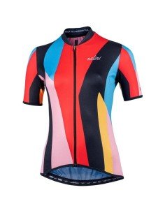Maillot corto de ciclismo para mujer Turin 2006 NALINI, cómodo y colorido 2
