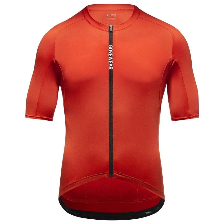 Maillot corto GORE WEAR Spinshift rojo para ciclistas que buscan comodidad y estilo