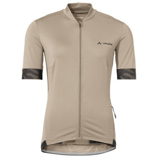 Maillot corto para mujer VAUDE Kuro FZ II en beige, comodidad y estilo para tus rutas en bici