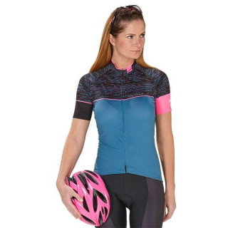Maillot de ciclismo corto mujer NORTHWAVE Verve 2 en fucsia neón y negro