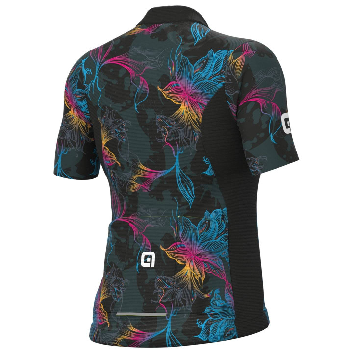 Maillot corto mujer ALÉ Chios gris: estilo y comodidad en cada pedalada