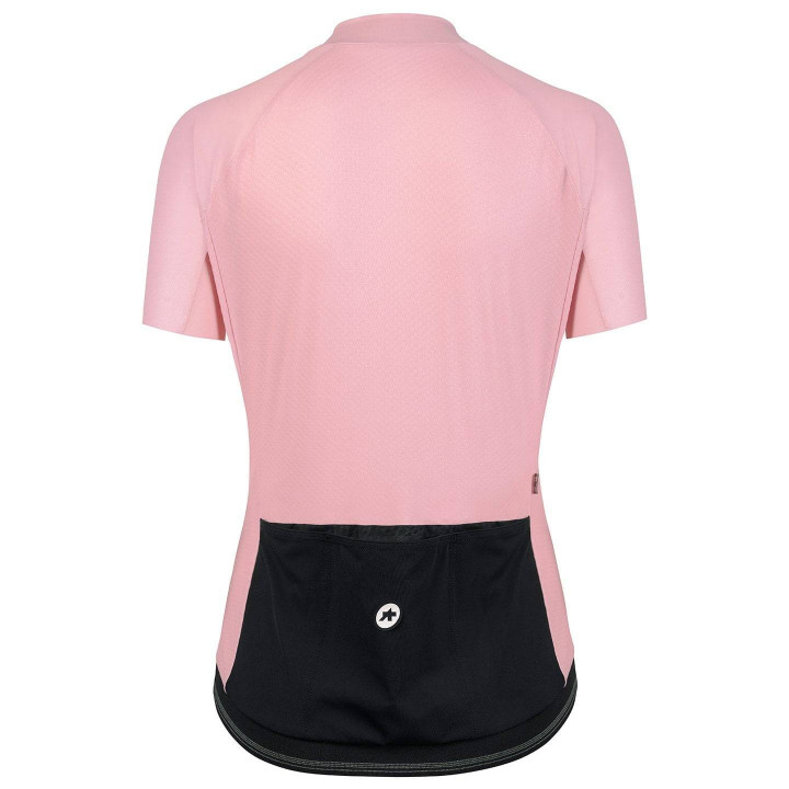 Maillot corto fucsia ASSOS Uma GT C2 Evo para mujeres, comodidad y estilo en cada pedaleo