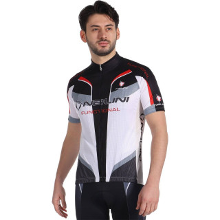Maillot de ciclismo NALINI Gruppetto rojo y negro: comodidad y estilo para tus rutas