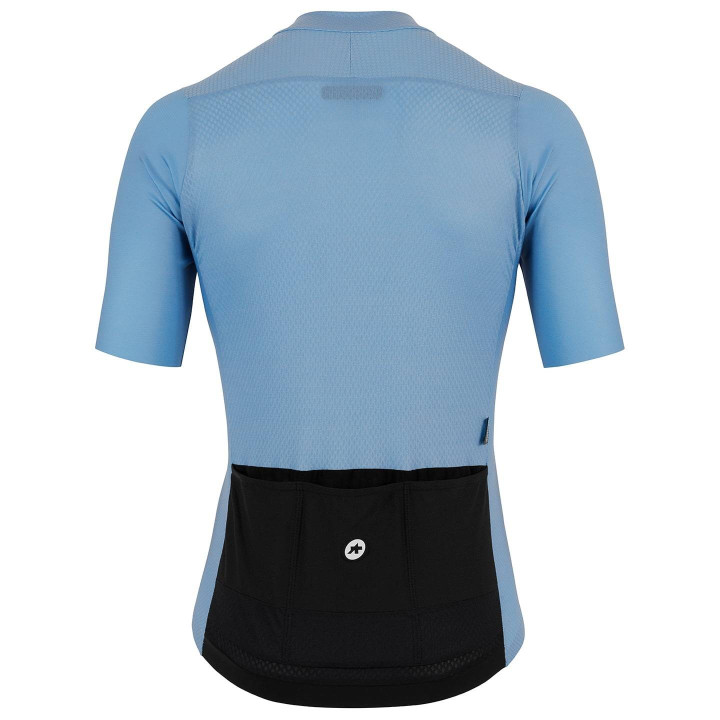 Maillot Mille GT Drylight S11 azul claro de ASSOS: comodidad y estilo para tus rutas en bici