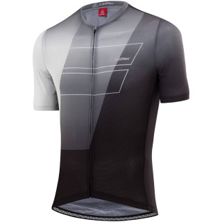 Maillot de ciclismo corto LÖFFLER Vent negro: comodidad y frescura en cada pedalada