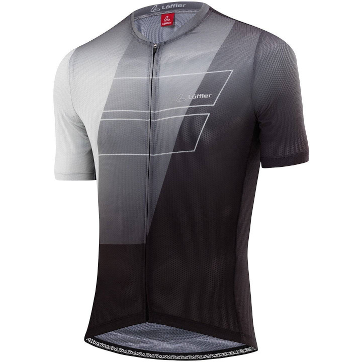 Maillot de ciclismo corto LÖFFLER Vent negro: comodidad y frescura en cada pedalada