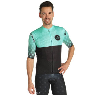 Maillot Tirano verde-negro de BIANCHI MILANO: estilo y comodidad para ciclistas