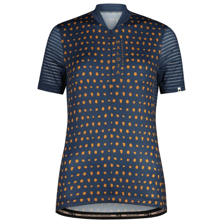 Maillot de ciclismo corto para mujer MALOJA TrentinoM en azul, comodidad y estilo en tus rutas