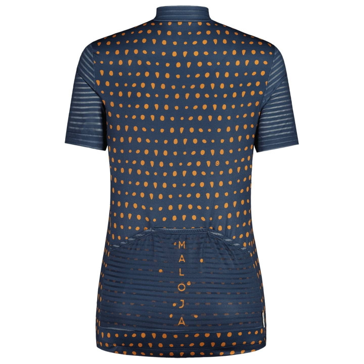 Maillot de ciclismo corto para mujer MALOJA TrentinoM en azul, comodidad y estilo en tus rutas