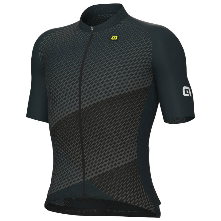 Maillot corto ALÉ Web negro: comodidad y estilo para tus rutas en bici