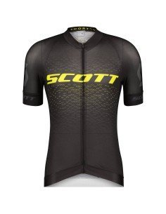 Maillot corto SCOTT RC Pro amarillo y negro para ciclistas exigentes