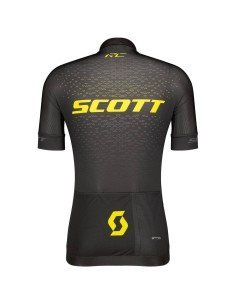 Maillot corto SCOTT RC Pro amarillo y negro para ciclistas exigentes 2