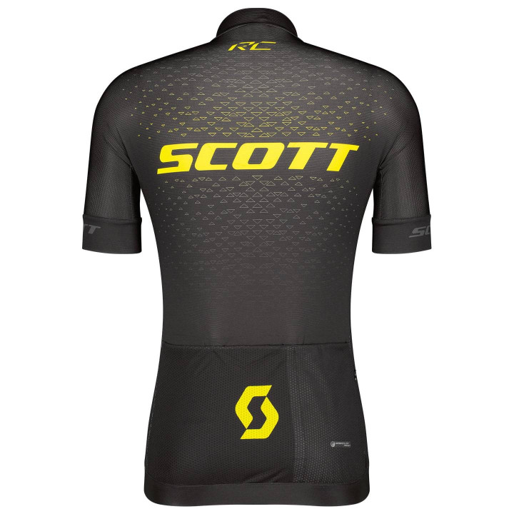 Maillot corto SCOTT RC Pro amarillo y negro para ciclistas exigentes