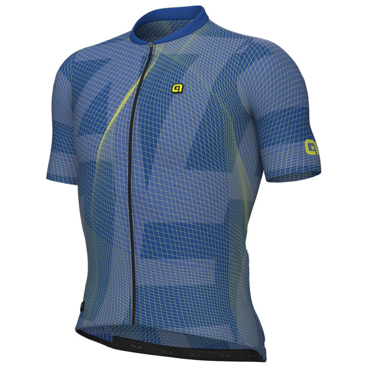 Maillot corto ALÉ Synergy azul: comodidad y estilo para tus rutas en bicicleta