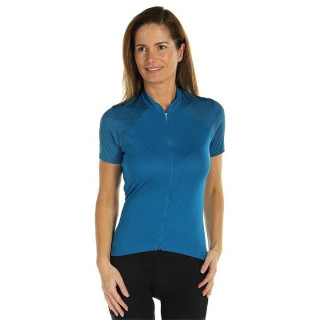 Maillot de ciclismo corto MAVIC para mujer: estilo y confort en azul