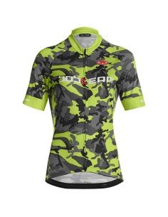 Maillot corto para mujer BOBTEAM en camuflaje, comodidad y estilo para tus rutas en bici