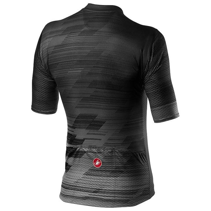 Maillot corto gris Rapido de CASTELLI, comodidad y estilo para tus rutas en bici