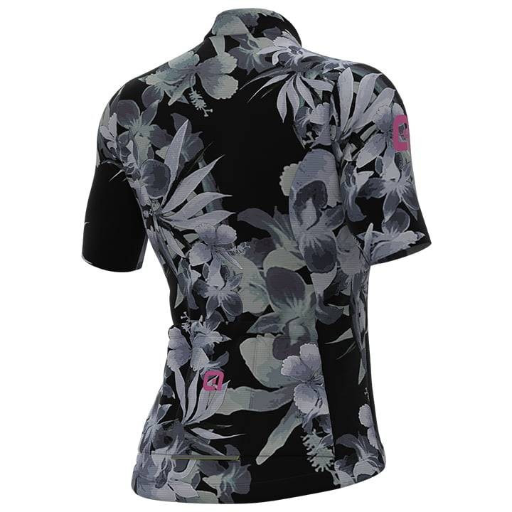 Maillot corto negro para mujer ALÉ Bouquet, comodidad y estilo en tus rutas