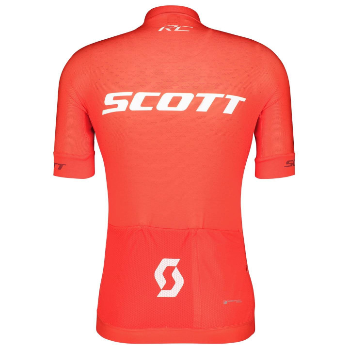 Maillot SCOTT RC Pro rojo y blanco: comodidad y estilo para tus rutas en bici