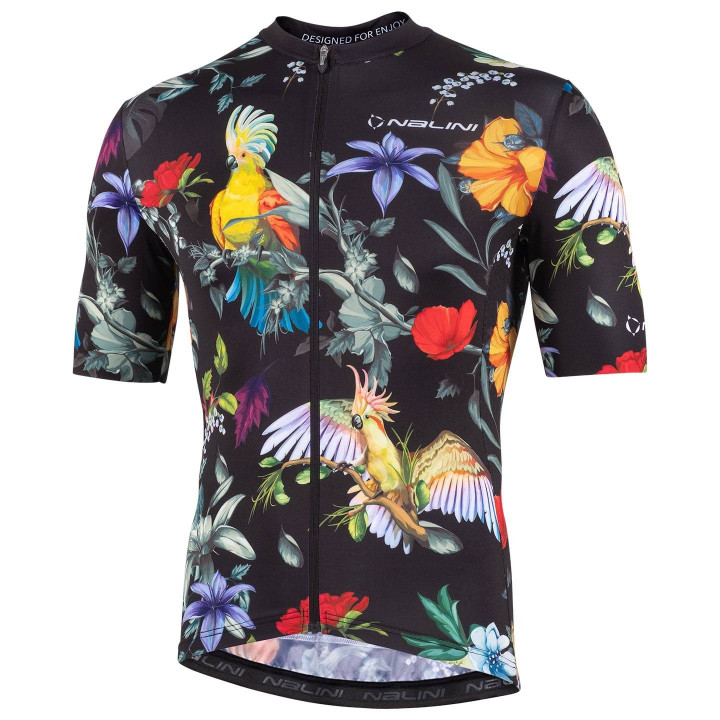 Maillot corto NALINI Funny negro: comodidad y estilo para tus rutas en bici