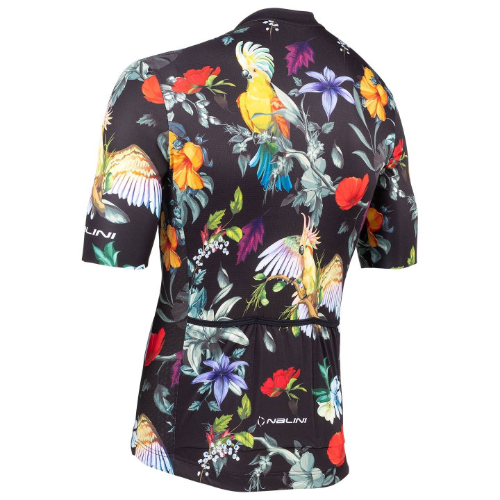Maillot corto NALINI Funny negro: comodidad y estilo para tus rutas en bici