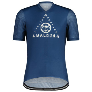Maillot corto MALOJA AnteroM azul oscuro: comodidad y estilo para ciclistas