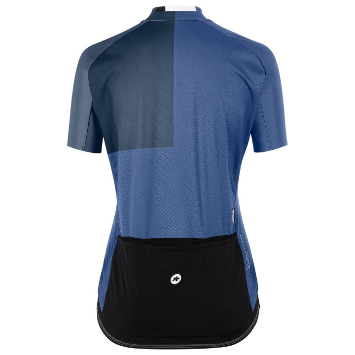 Maillot corto para mujer ASSOS Uma GT C2 EVO Stahlstern azul, comodidad y estilo en cada ruta